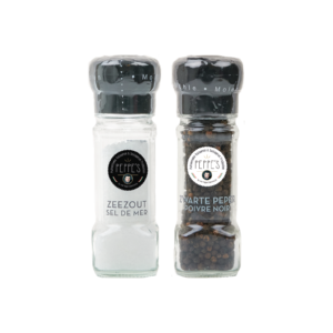 ZWARTE PEPER + ZOUT PEPPE'S