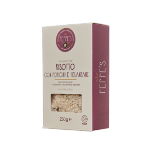 RISOTTO MET EEKHOORNTJESBROOD EN AUBERGINES